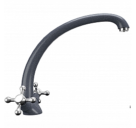 Смеситель для кухни Ulgran U-013 антрацит