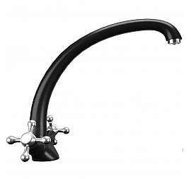 Смеситель для кухни Ulgran U-013 ультра-черный