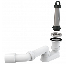 Сифон для душевого поддона AlcaPlast A462-50 с гидрозатвором