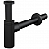 Сифон для умывальника AlcaPlast A400Black