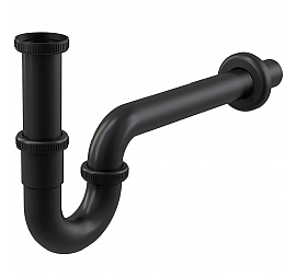 Сифон для умывальника AlcaPlast A4320Black
