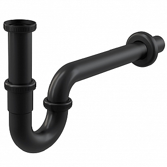 Сифон для умывальника AlcaPlast A4320Black