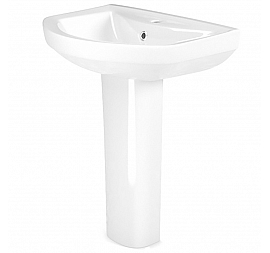 Умывальник Gesso Омега Home De Luxe 60 см с пьедесталом