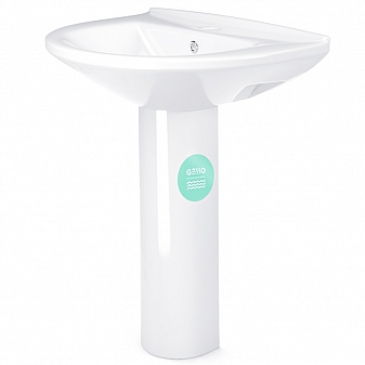 Умывальник Gesso W101 Home De Luxe 60 см с пьедесталом