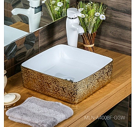 Умывальник Melana MLN-A430BF-GGW 37 см