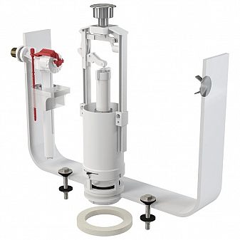 Выпускной комплект со стоп кнопкой AlcaPlast SA2000K 1/2"