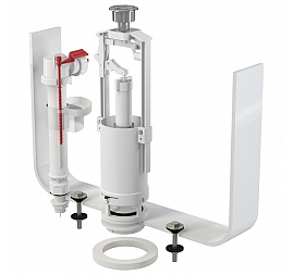 Выпускной комплект со стоп кнопкой AlcaPlast SA2000S 1/2"