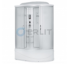 Душевая кабина Erlit Comfort ER 4512TPL-C3 120x80 см матовое стекло левая