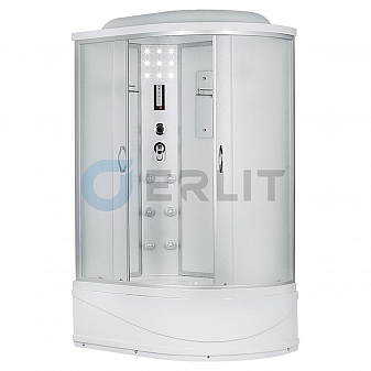 Душевая кабина Erlit Comfort ER 4512TPL-C3 120x80 см матовое стекло левая