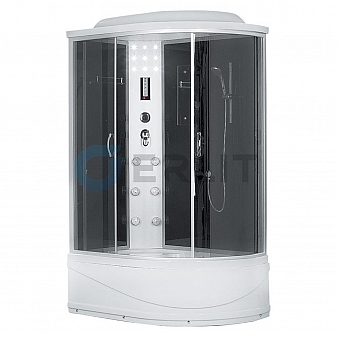 Душевая кабина Erlit Comfort ER 4512TPL-C4 120x80 см тонированное стекло левая