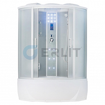 Душевая кабина Erlit Comfort ER 4320T-W3 120x120 см матовое стекло