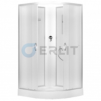 Душевая кабина Erlit Comfort ER 3509PE-C3 90x90 см матовое стекло