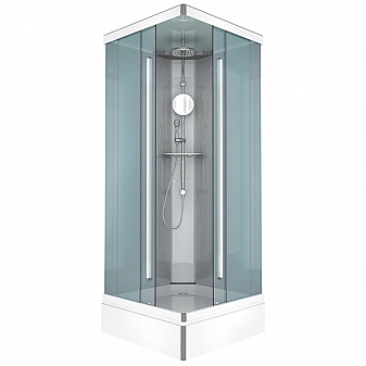 Душевая кабина Triton Орион 3 90x90 см лен/графит