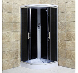 Душевая кабина Loranto CS-1000A 100x100 см тонированное стекло