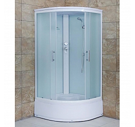 Душевая кабина Loranto CS-1000A HI 100x100 см матовое стекло