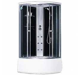 Душевая кабина Loranto CS-001 90x90 см с гидромассажем тонированное стекло