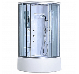 Душевая кабина Loranto CS-002 80x80 см с гидромассажем матовое стекло