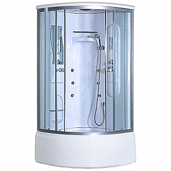 Душевая кабина Loranto CS-002 80x80 см с гидромассажем матовое стекло