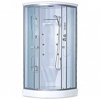 Душевая кабина Loranto CS-005 80x80 см с гидромассажем матовое стекло