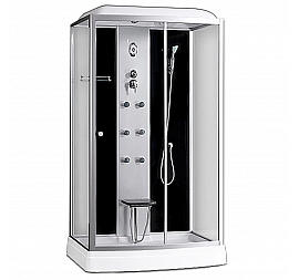 Душевая кабина Loranto CS-009 120x90 см с гидромассажем тонированное стекло