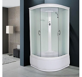 Душевая кабина Loranto CS-1000 HI SK F 100x100 см матовое стекло