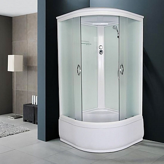 Душевая кабина Loranto CS-1000 HI SK F 100x100 см матовое стекло