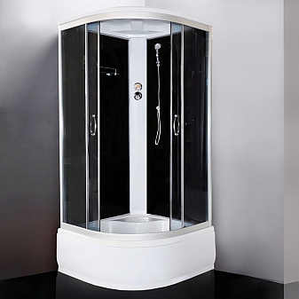 Душевая кабина Loranto CS-1000 HI SK G 100x100 см тонированное стекло