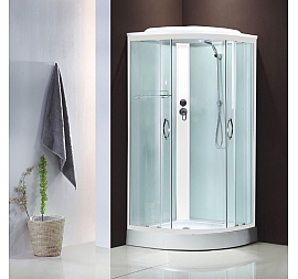 Душевая кабина Loranto CS-1000 SK F 100x100 см матовое стекло