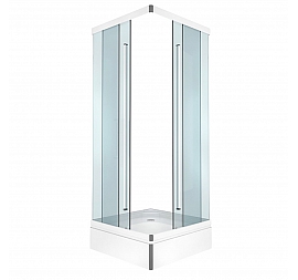 Душевой уголок Triton Орион 1 90x90 см стекло лен