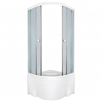 Душевой уголок Triton Вирго 1 90x90 см стекло лен