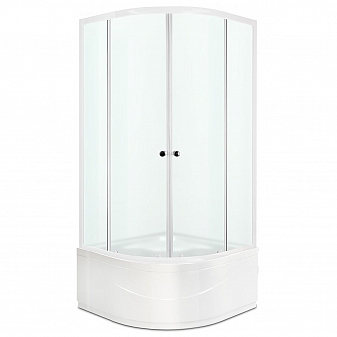 Душевой уголок Domani-Spa Fit 99 High 90x90 см матовое стекло