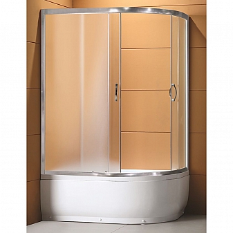 Душевой уголок Loranto CS-1285 SK L 100x80 см матовое стекло левый