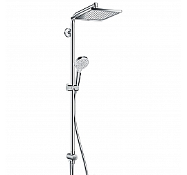 Душевой гарнитур Hansgrohe Crometta E 240 1jet Showerpipe Reno EcoSmart 27289000