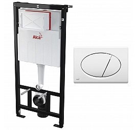 Инсталляция для подвесного унитаза AlcaPlast 3 в 1 AM101/1120+M70