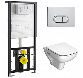 Инсталляция Vitra с подвесным унитазом Vitra S20 9004B003-7202
