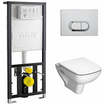 Инсталляция Vitra с подвесным унитазом Vitra S20 9004B003-7202