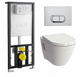 Инсталляция Vitra с подвесным унитазом Vitra S50 9003B003-7201