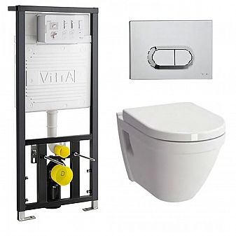 Инсталляция Vitra с подвесным унитазом Vitra S50 9003B003-7201