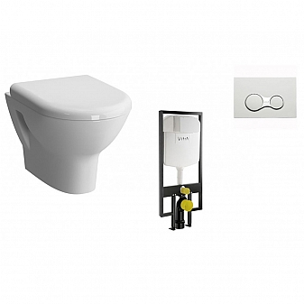 Инсталляция Vitra с подвесным унитазом Vitra Zentrum 9012B003-7206