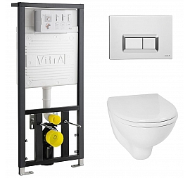 Инсталляция Vitra с подвесным унитазом Vitra Arkitekt 9005B003-7211