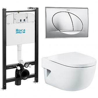 Инсталляция Roca с подвесным унитазом Roca Meridian 893104110