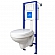 Инсталляция Cersanit с подвесным унитазом Cersanit Delfi SET-DEL/Vec/TPL/L10Bi