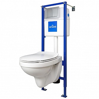 Инсталляция Cersanit с подвесным унитазом Cersanit Delfi SET-DEL/Vec/S-DL/Cm
