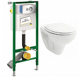 Инсталляция Viega 713386 с подвесным унитазом Gala Pluto-N 9001501