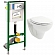 Инсталляция Viega 713386 с подвесным унитазом Gala Pluto-N 9001501