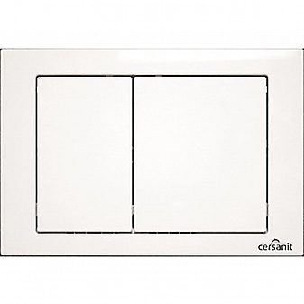 Клавиша смыва Cersanit Cube BU-CB/Wh