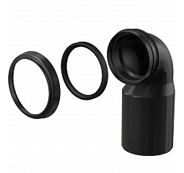 Колено стока комплект 90/110 AlcaPlast M906