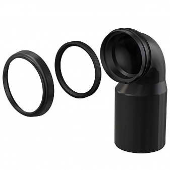 Колено стока комплект 90/110 AlcaPlast M906