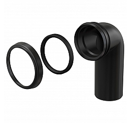 Колено стока комплект 90/90 AlcaPlast M908