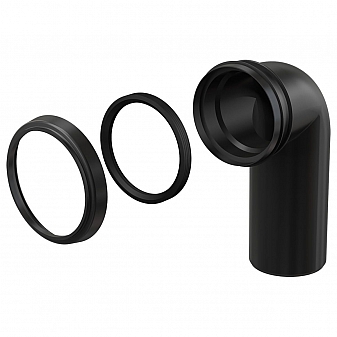 Колено стока комплект 90/90 AlcaPlast M908